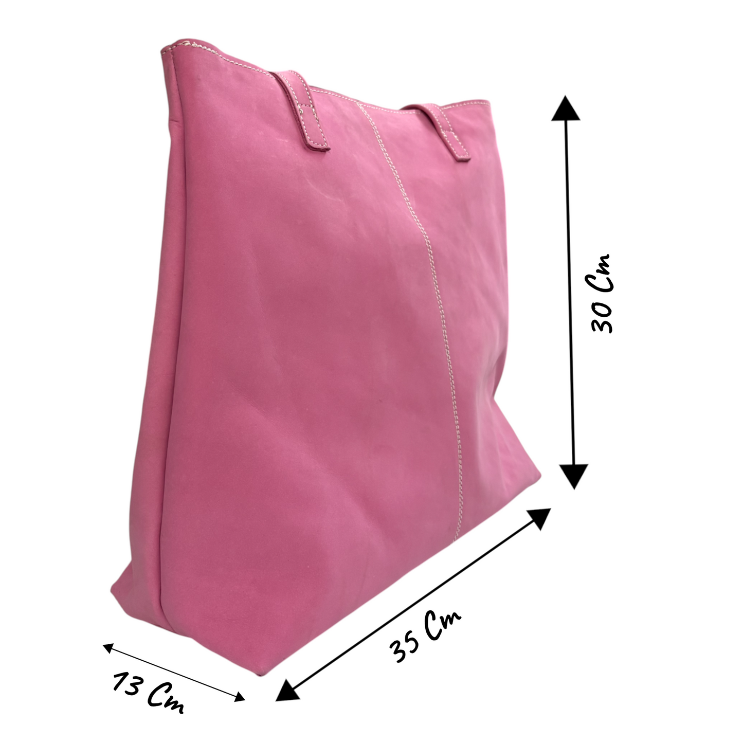 Large Capacity Daily Lifestyle Tote Bag - Modern Mauve with Dual Carry Handles (Pink)
