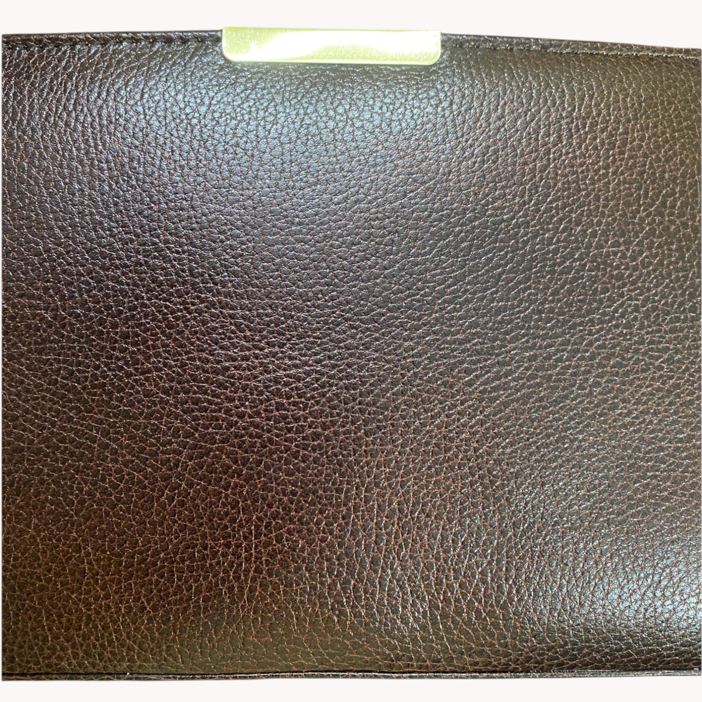 Women's Leather Shoulder Bag | Genuine Leather Baguette-Style Handbag with Gold-Tone Hardware | Slim Profile Purse with Single Strap for Daily & Formal Use | Elegant & Durable (Brown)