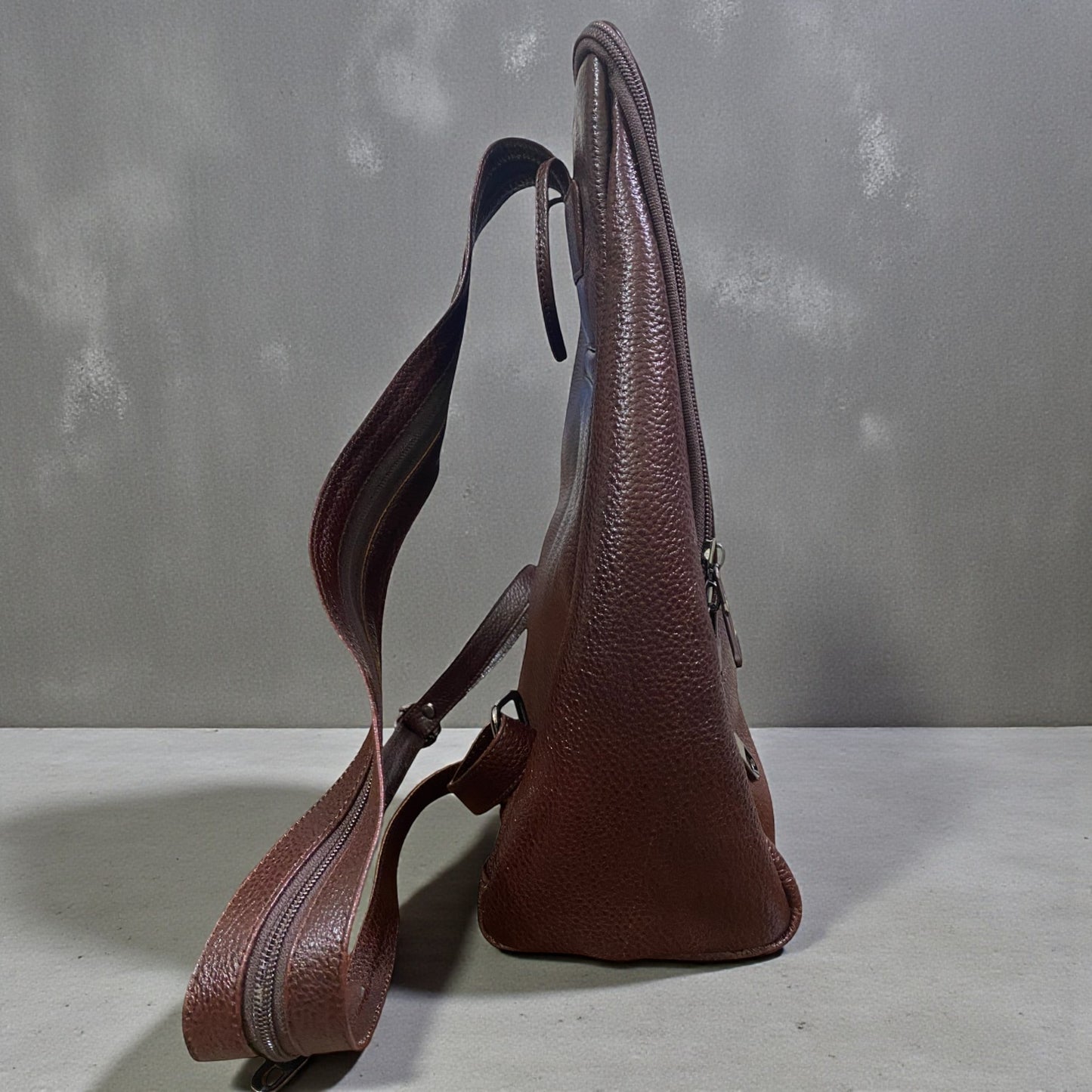 Stylish Women’s Leather Backpack | Genuine Leather Daypack with Multiple Zipper Compartments | Elegant, Lightweight & Durable Bag for Office, Travel, Shopping & Daily Use